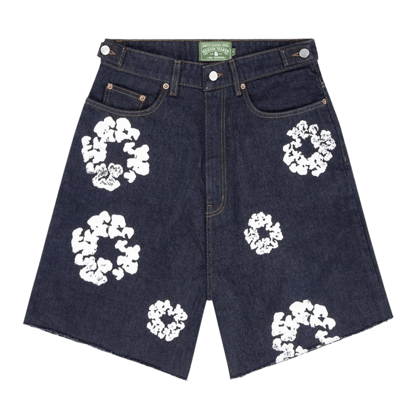 Denim Tears X Levi's Wreath Jean Shorts 'Selvedge' - Kick Game