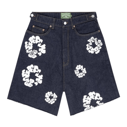 Denim Tears X Levi's Wreath Jean Shorts 'Selvedge' - Kick Game