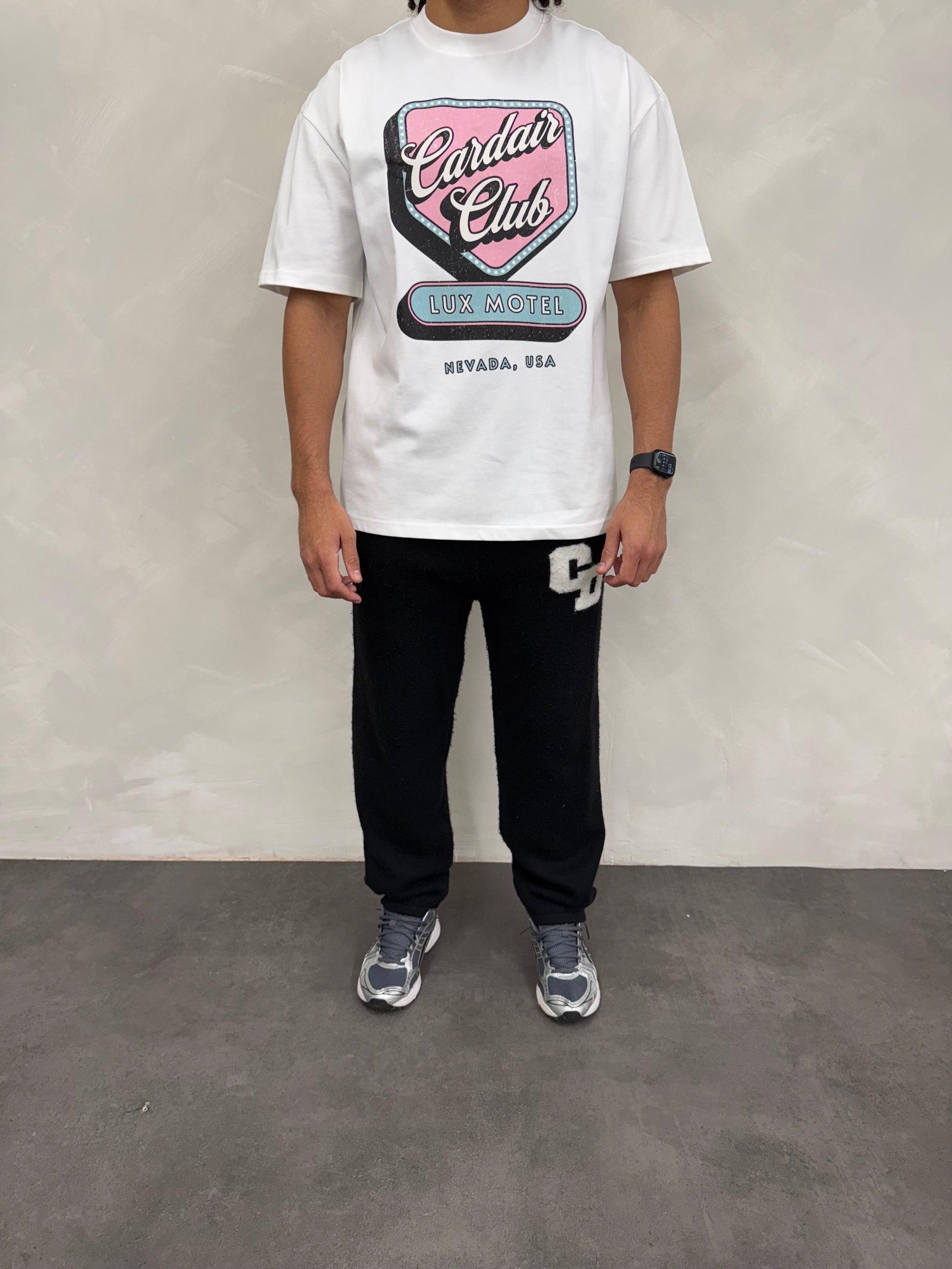 Cardair CD Logo Knit Joggers - Black - Kick Game
