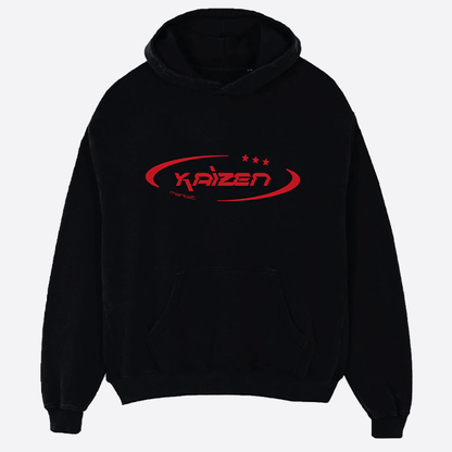 KAIZEN MARKET HI JACKER HOODIE BLACK - Kick Game
