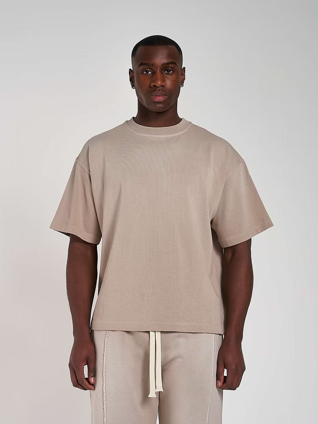 KAIZEN MARKET BLANK HEAVYWEIGHT FADE OUT TEE MOCHA - Kick Game