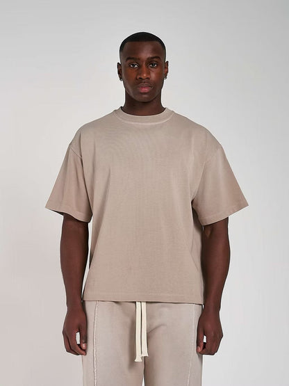KAIZEN MARKET BLANK HEAVYWEIGHT FADE OUT TEE MOCHA - Kick Game
