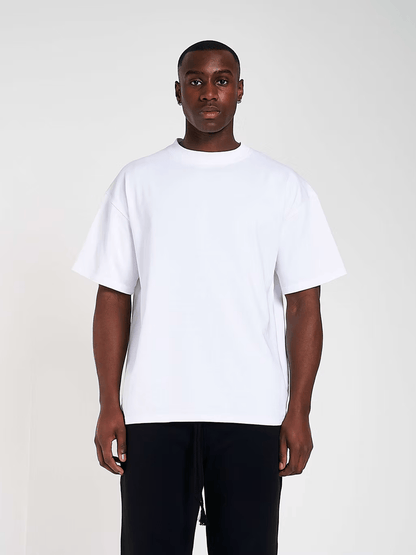 KAIZEN MARKET BLANK HEAVYWEIGHT TEE WHITE - Kick Game