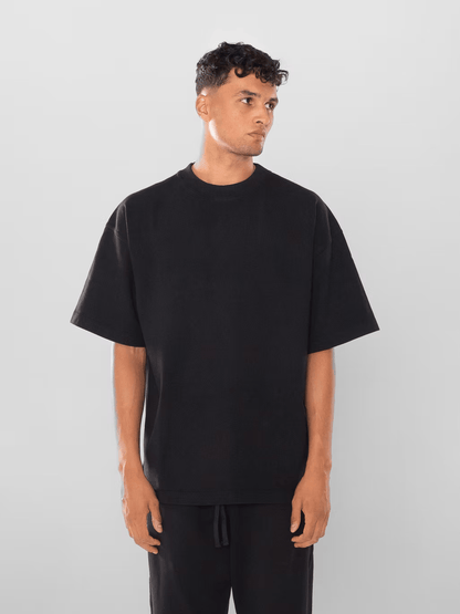 KAIZEN MARKET BLANK HEAVYWEIGHT TEE BLACK - Kick Game