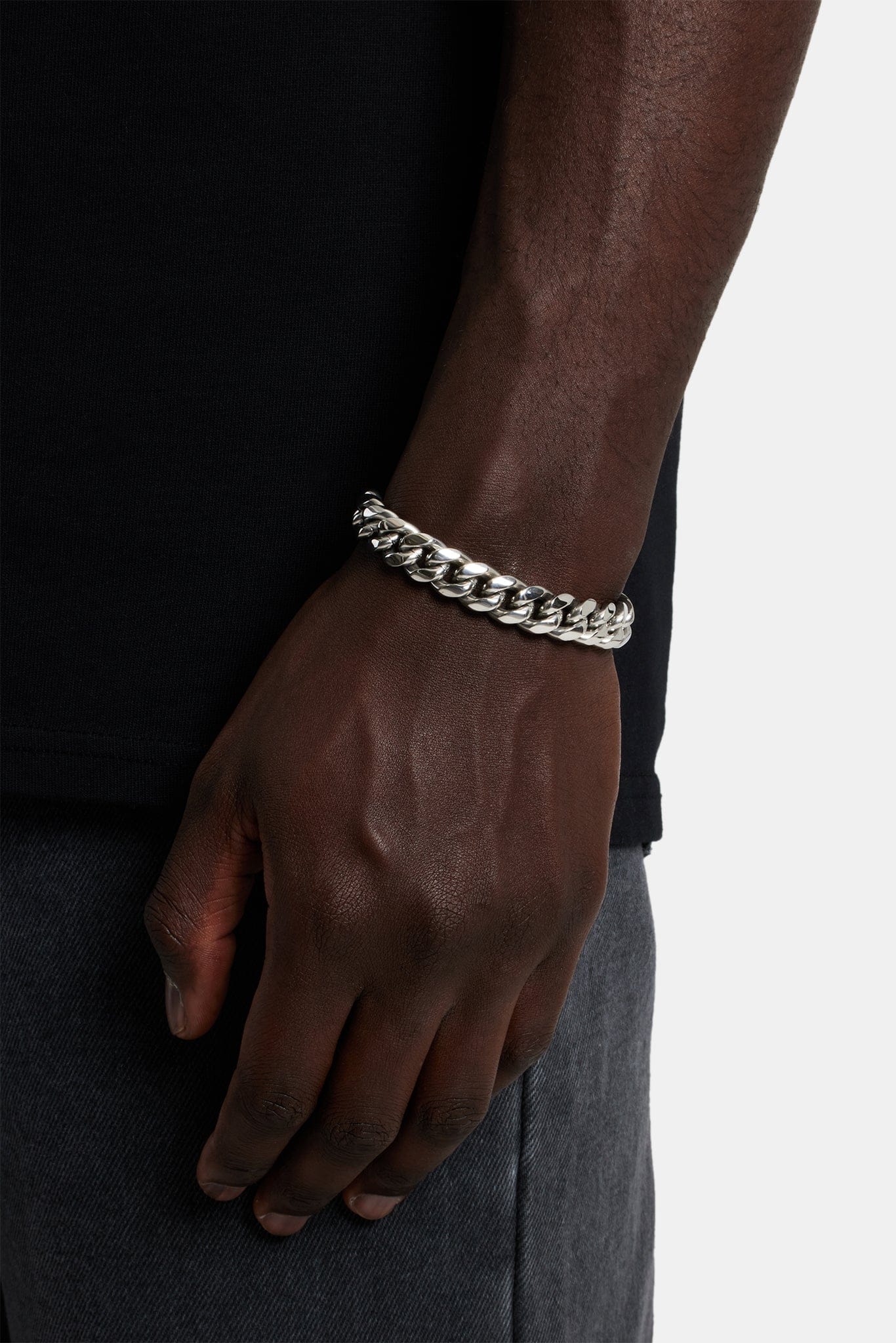 Miami Cuban Link Bracelet - 12mm - White - Kick Game