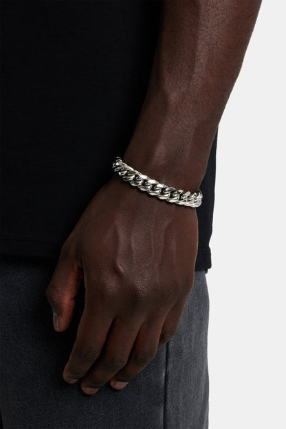 Miami Cuban Link Bracelet - 12mm - White - Kick Game