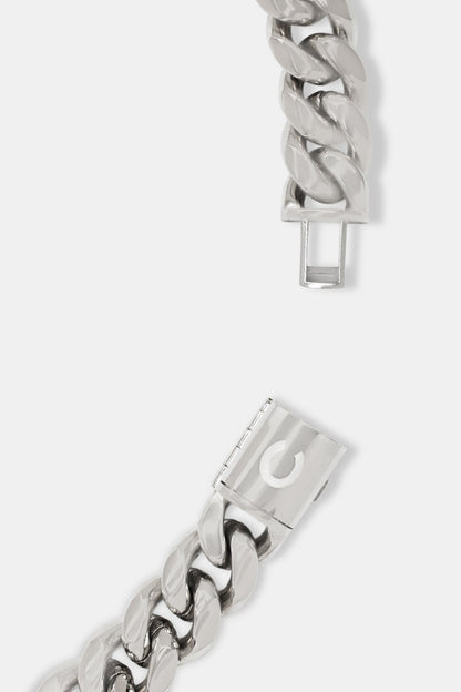 Miami Cuban Link Chain - 12mm - White - Kick Game