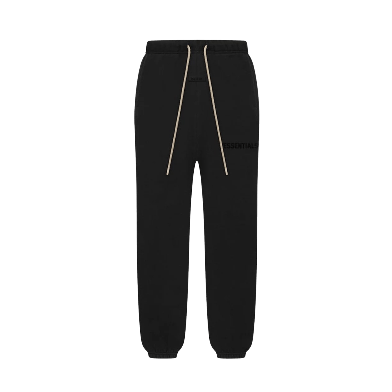 FEAR OF GOD ESSENTIALS Cream Drawstring Sweatpants 'Black' - Kick Game