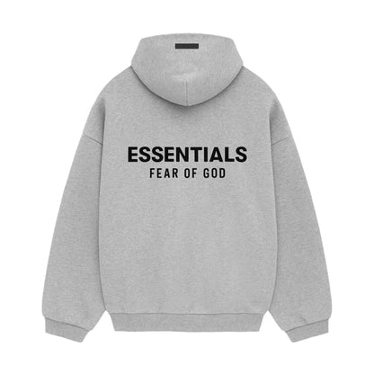 Fear of God Essentials Fleece Hoodie II 'Light Heather Grey' - Kick Game
