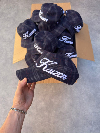 PLAID SCRIPT HAT - Kick Game