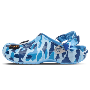 Bape x Classic Clog 'ABC Camo - Blue'