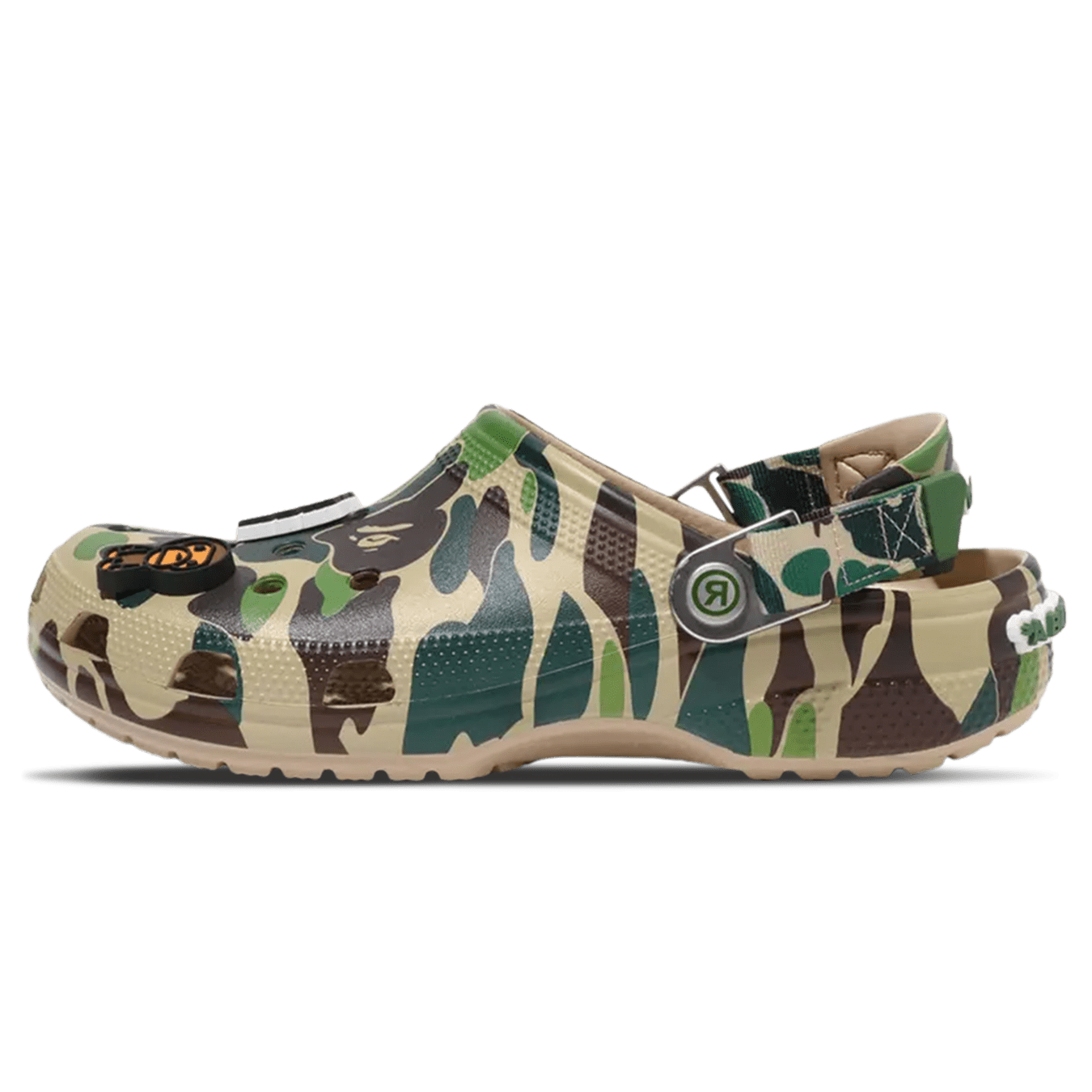 Bape x Classic Clog 'ABC Camo - Green' - Kick Game
