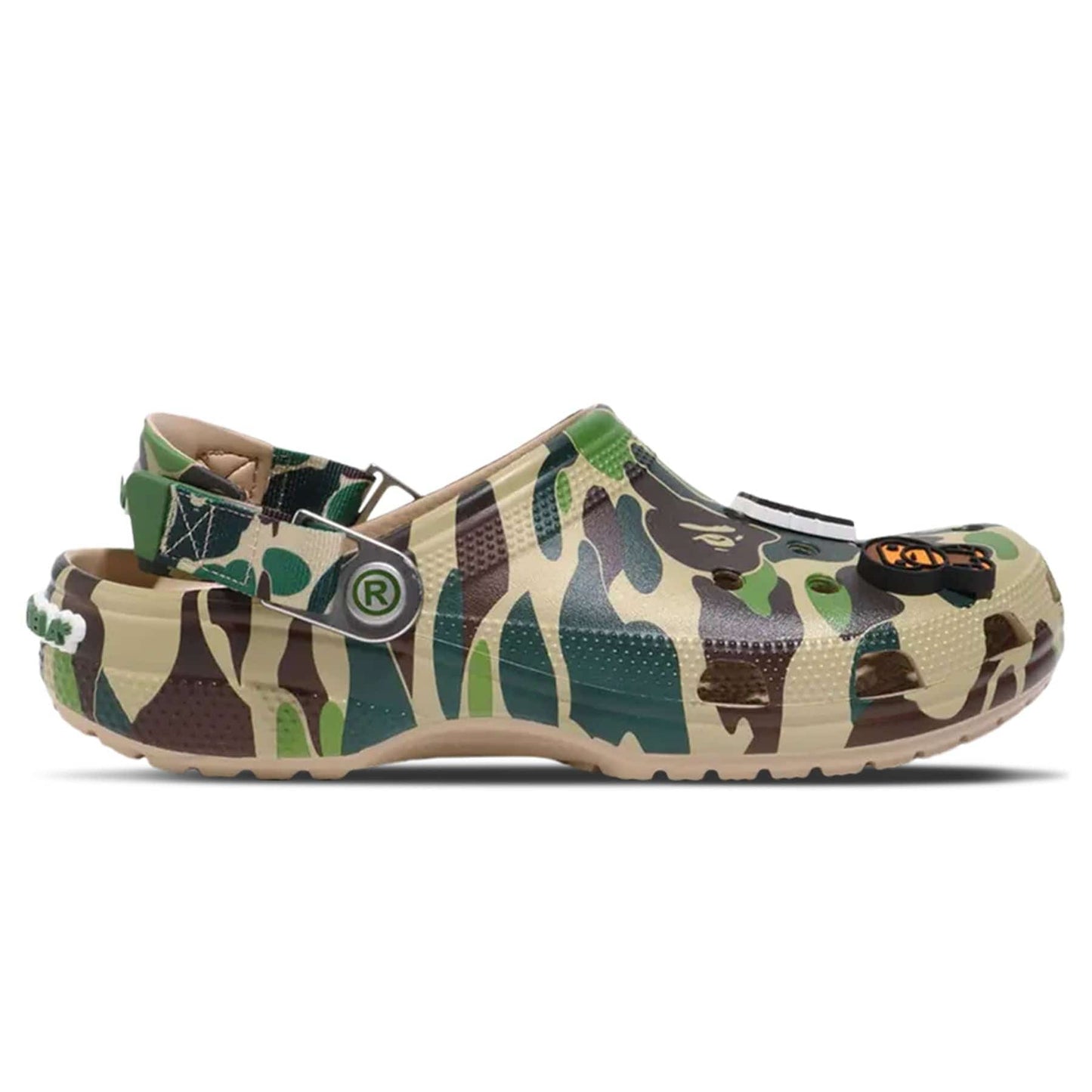 Bape x Classic Clog 'ABC Camo - Green' - Kick Game