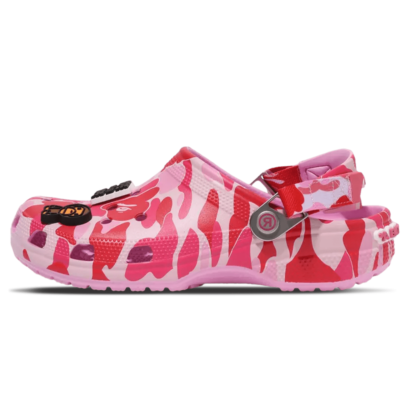 Bape x Classic Clog 'ABC Camo - Pink' - Kick Game