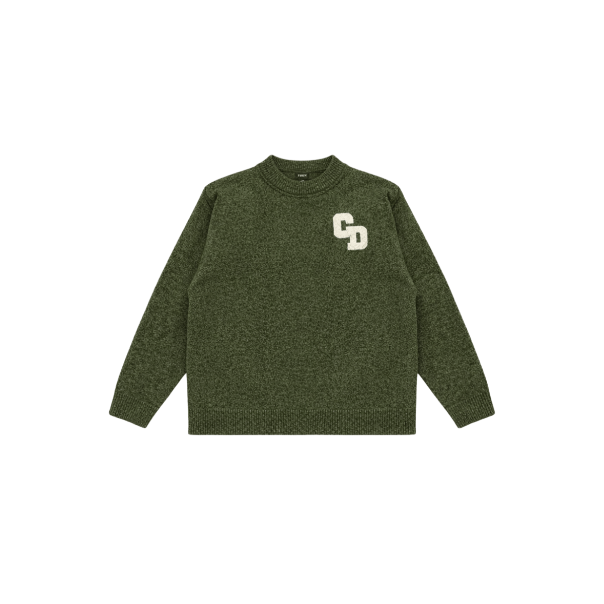Cardair CD Logo Knit Sweater - Olive - Kick Game