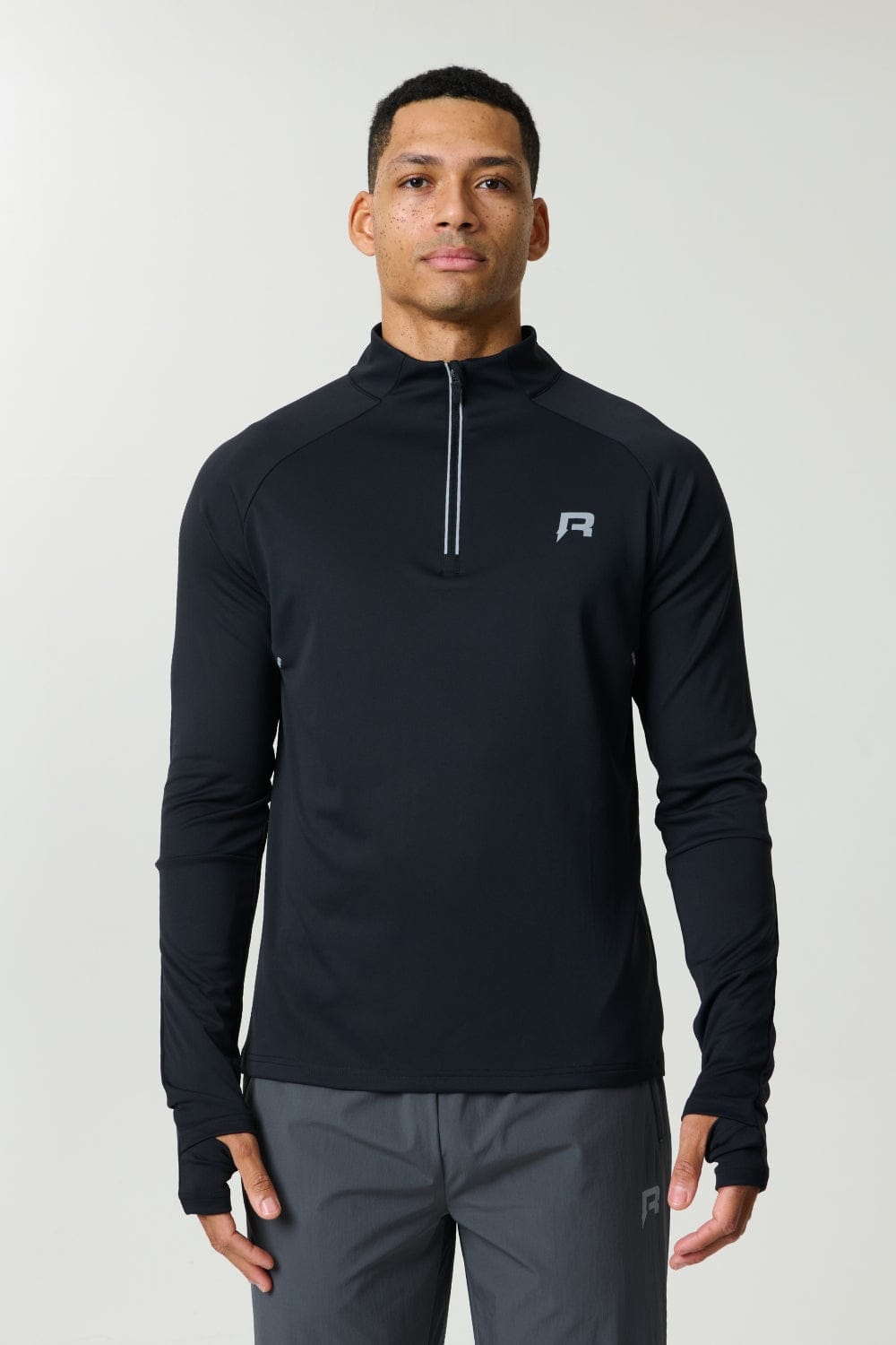 Reprimo Clima Quarter Zip 'Obsidian' - Kick Game