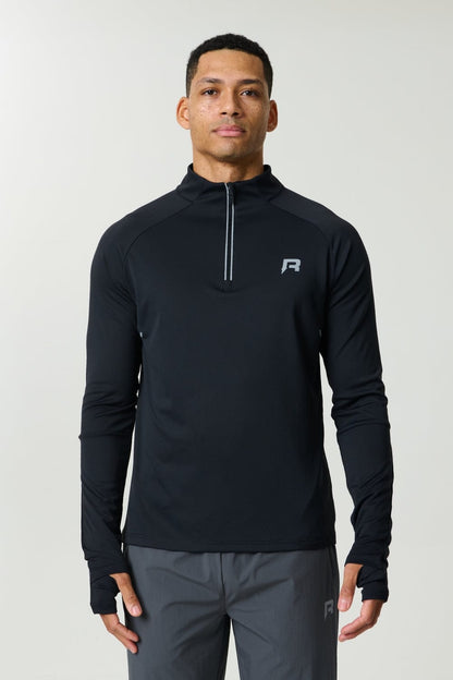 Reprimo Clima Quarter Zip 'Obsidian' - Kick Game