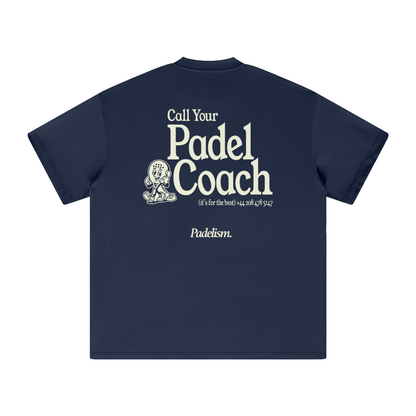Padel Coach - Heavyweight T-Shirt - Kick Game