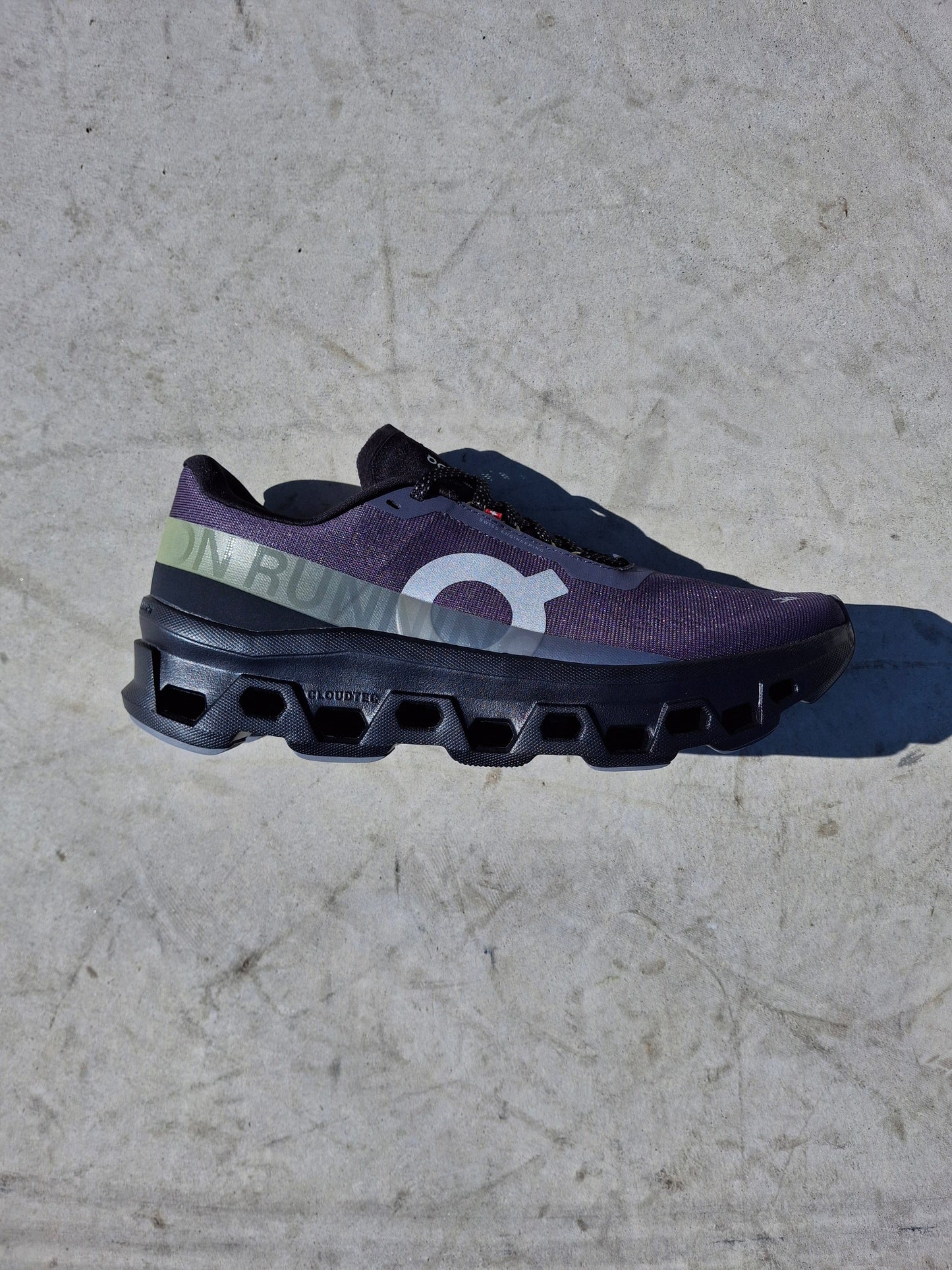 On Cloudmonster 1 'Flint Black' - Kick Game