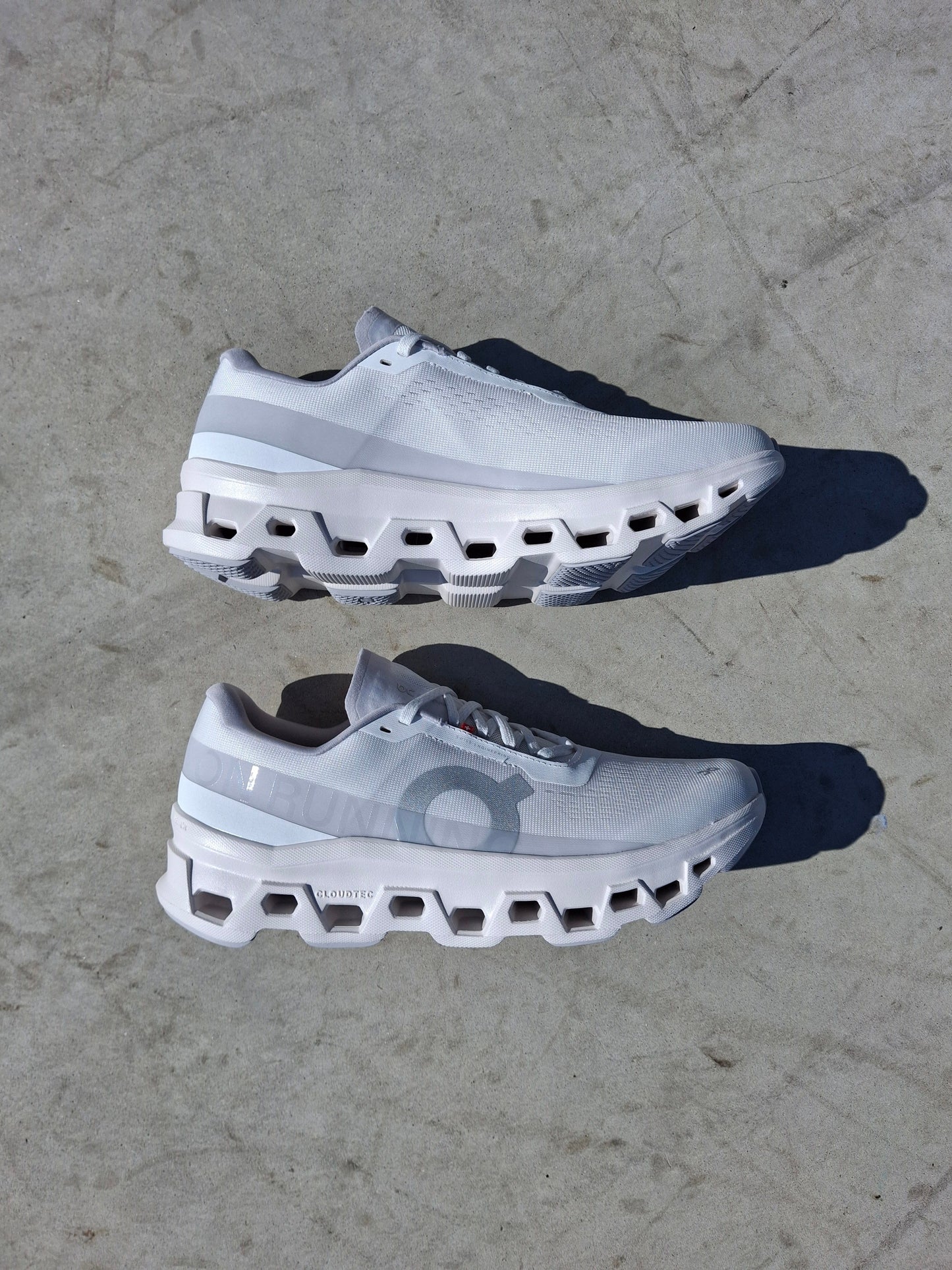 On Cloudmonster 1 'White White' - Kick Game