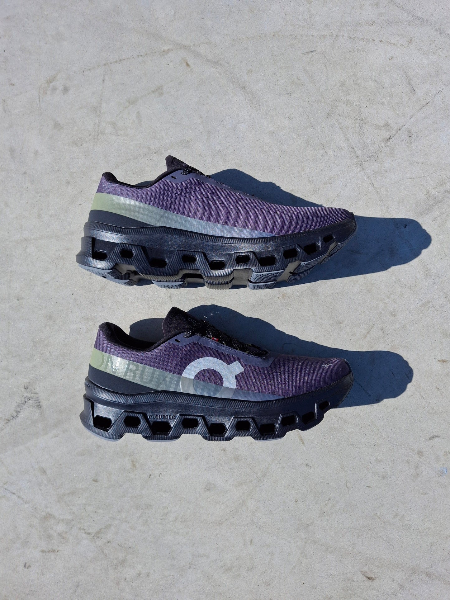 On Cloudmonster 1 'Flint Black' - Kick Game