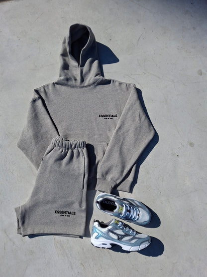 Fear of God Essentials Hoodie 'Dark Oatmeal' (SS22) - Kick Game