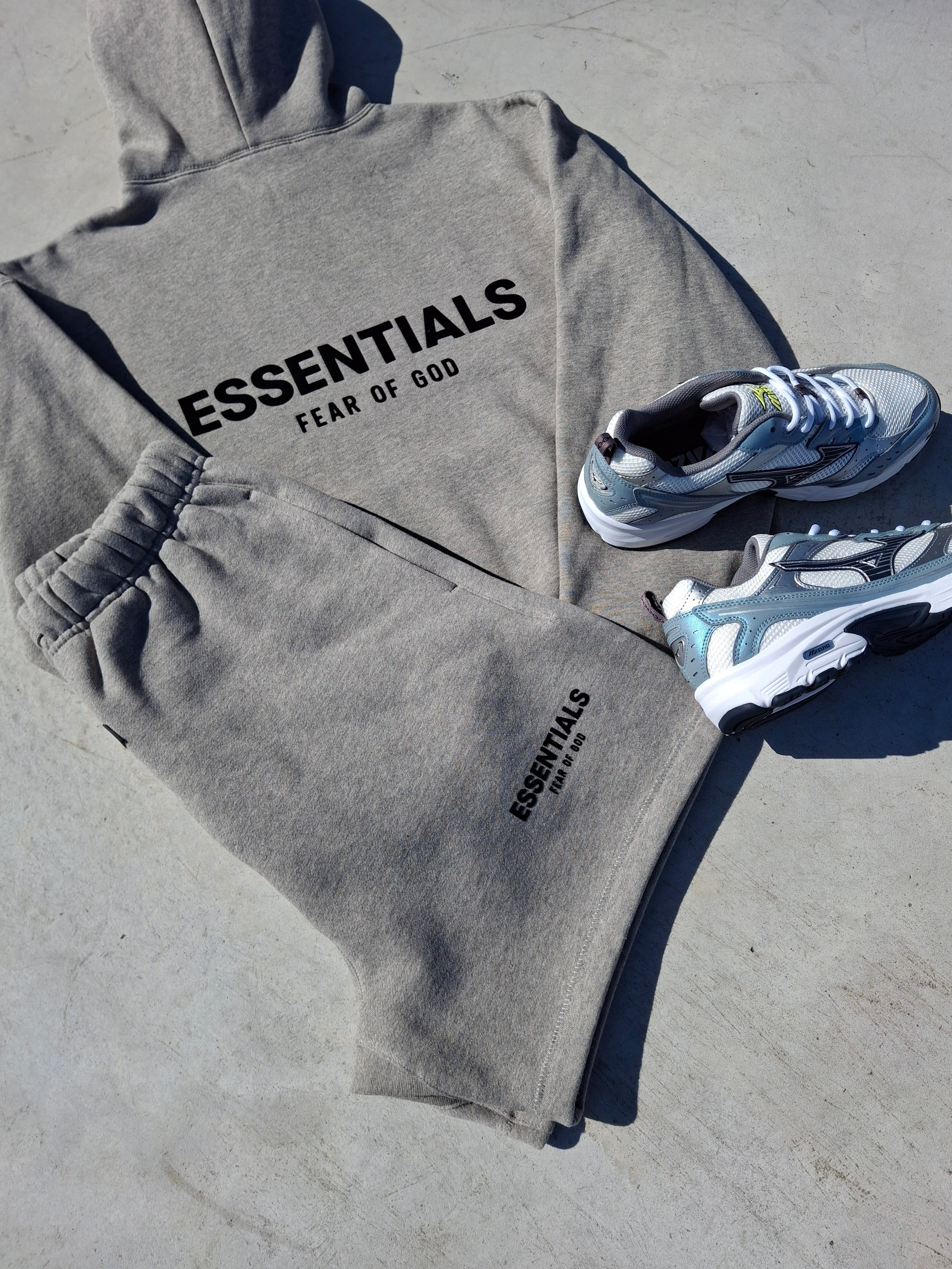 Fear of God Essentials Sweat Short 'Dark Oatmeal' (SS22) – Kick Game
