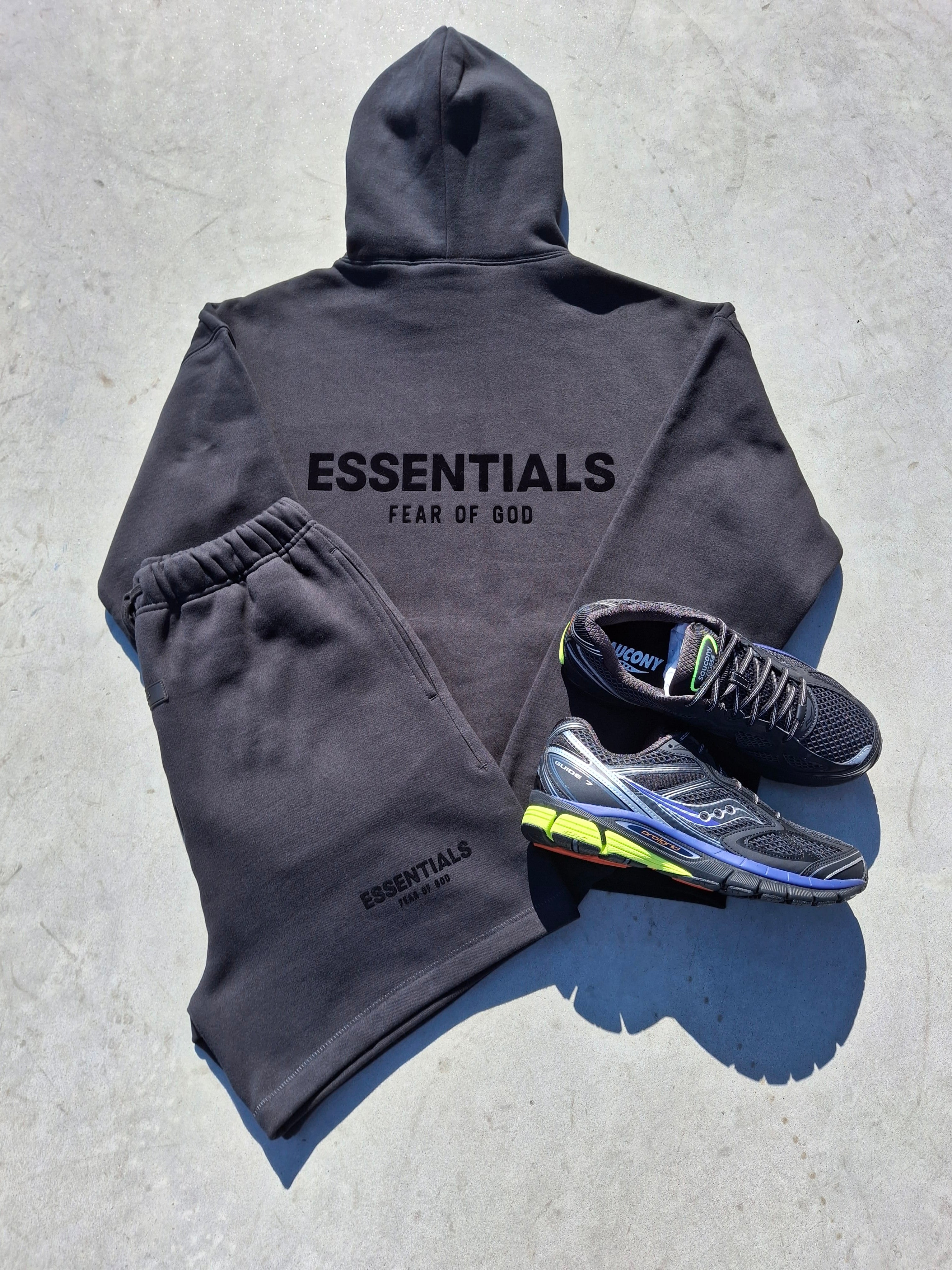 Fear of God Essentials Hoodie 'Stretch Limo' (SS22) – Kick Game