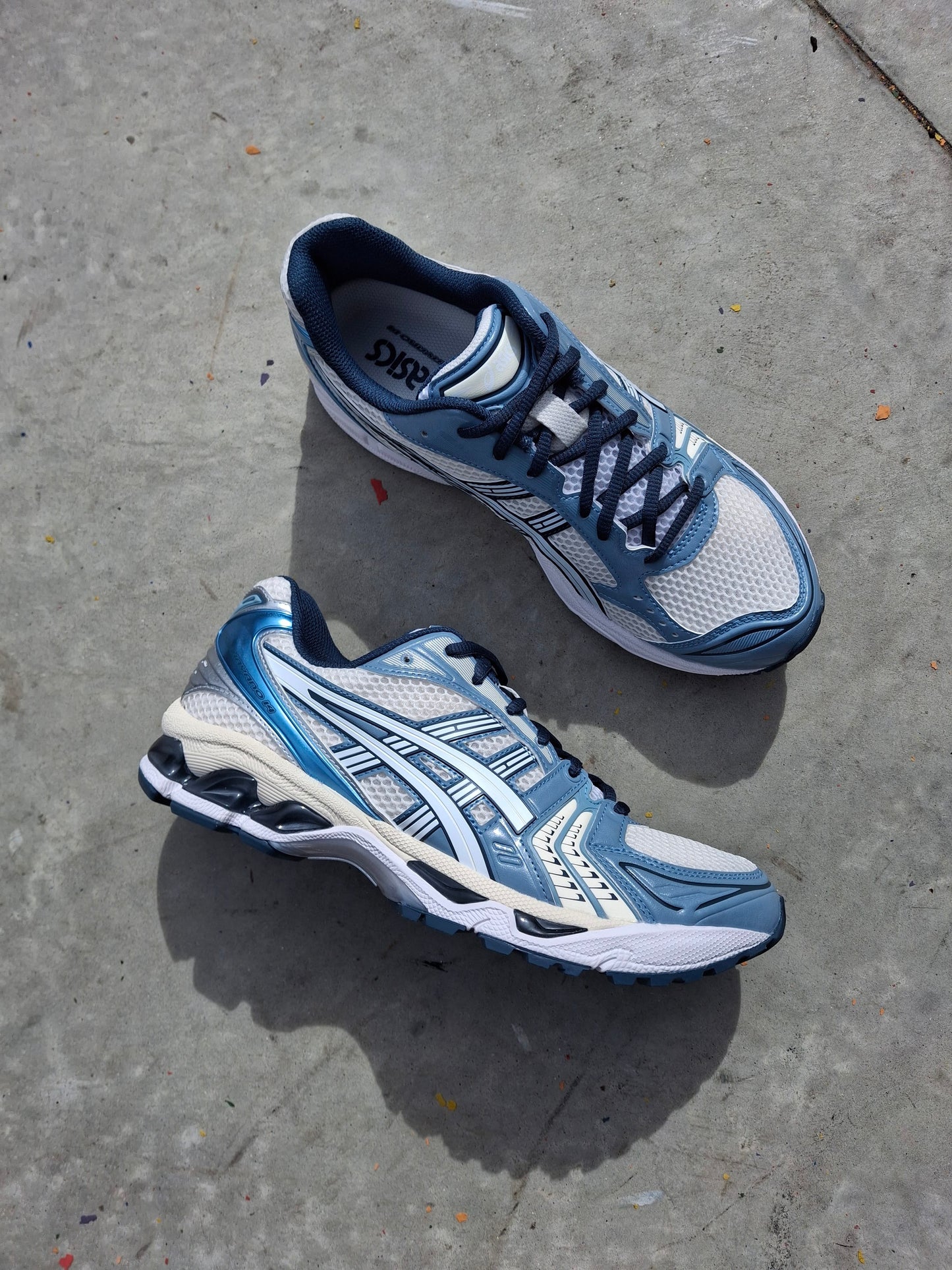 ASICS Gel Kayano 14 'Cream Raw Indigo' - Kick Game
