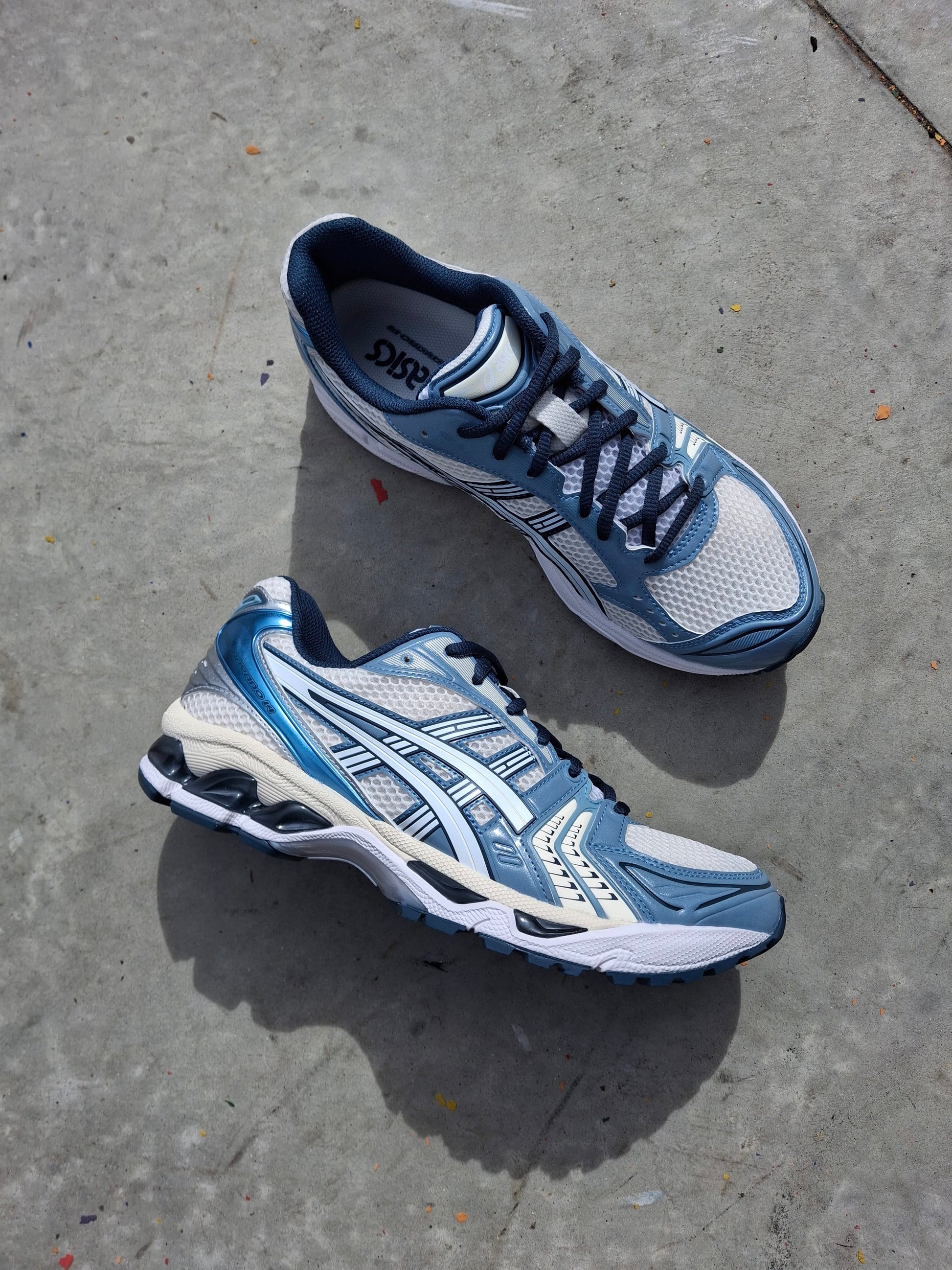 ASICS Gel Kayano 14 'Cream Raw Indigo' - Kick Game