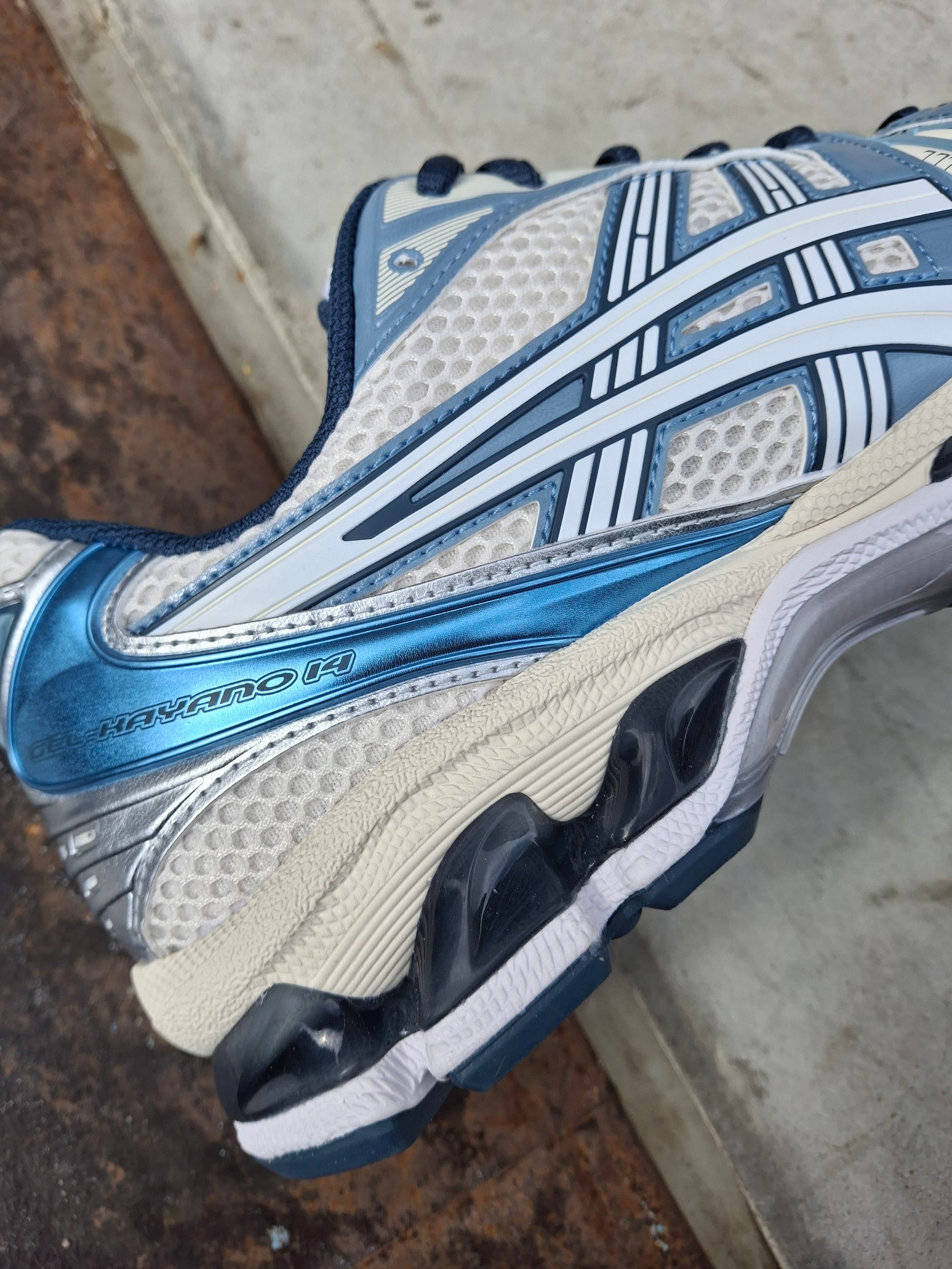 ASICS Gel Kayano 14 'Cream Raw Indigo' - Kick Game