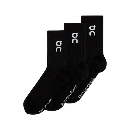 On Logo Sock High 3P 'Black' - Kick Game