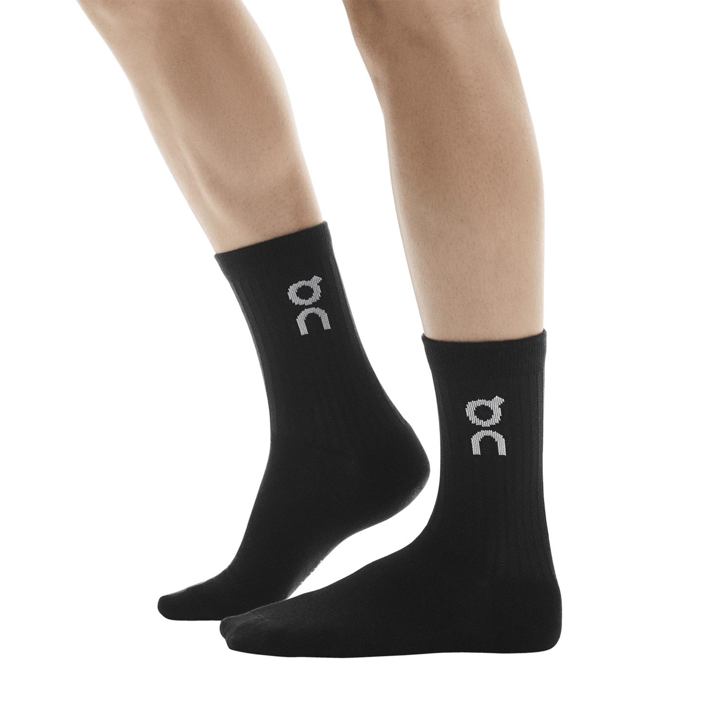 On Logo Sock High 3P 'Black' - Kick Game