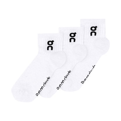 On Logo Sock Mid 3P 'White' - Kick Game