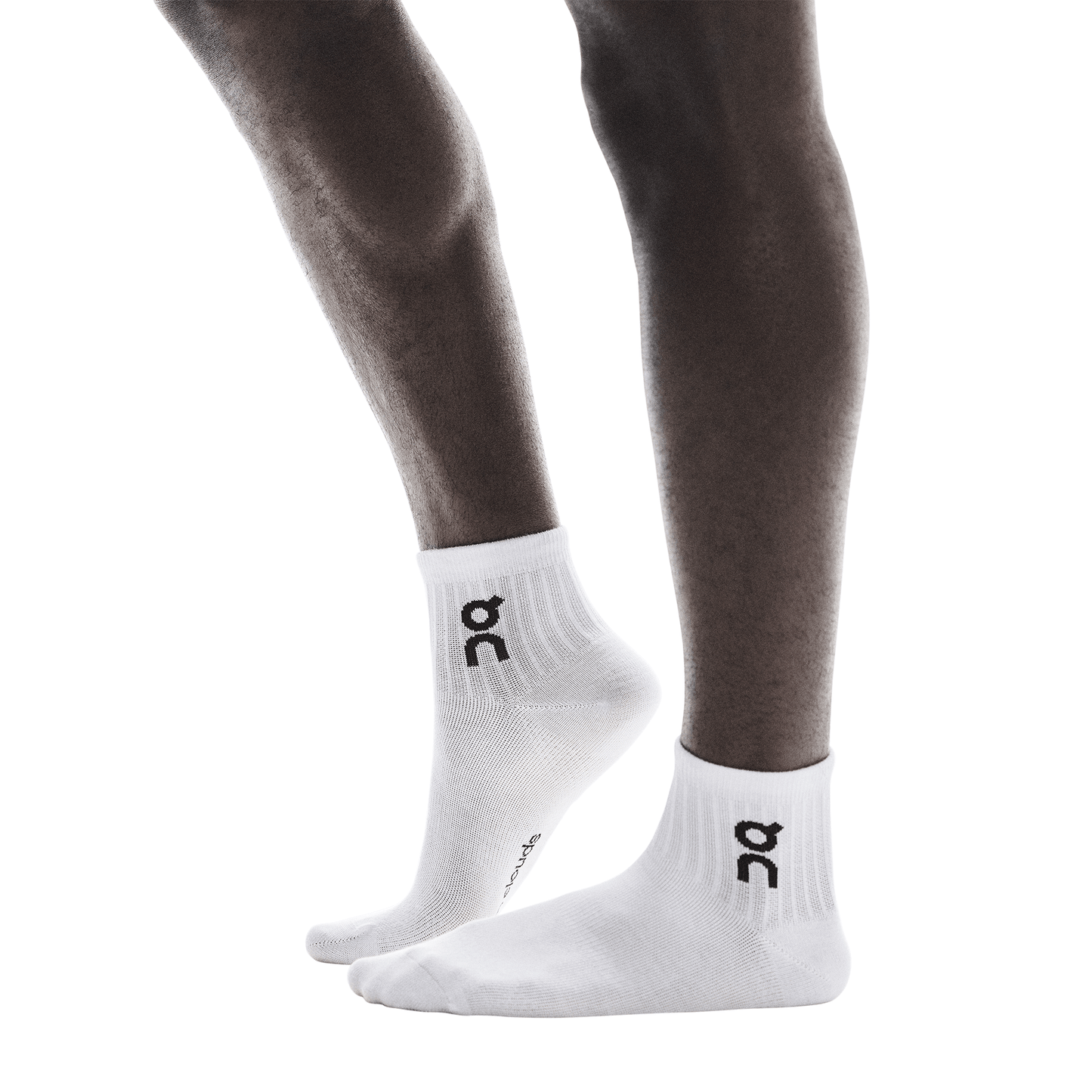 On Logo Sock Mid 3P 'White' - Kick Game