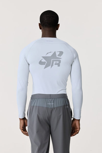 LONG SLEEVE BASE-LAYER - LIGHT GREY - Kick Game