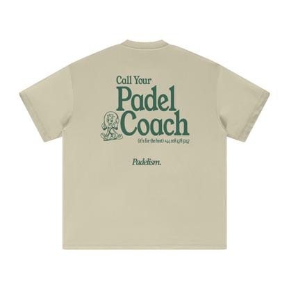 Padel Coach - Heavyweight T-Shirt - Kick Game