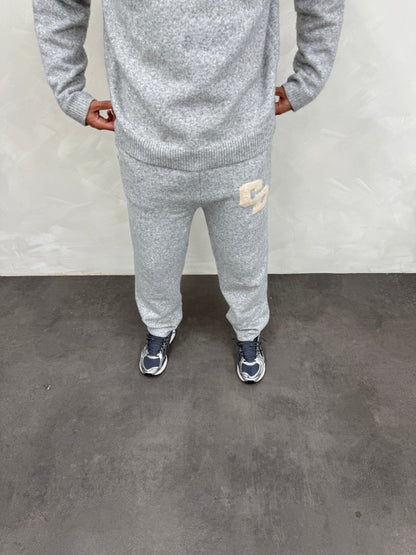 Cardair CD Logo Knit Joggers - Grey - Kick Game