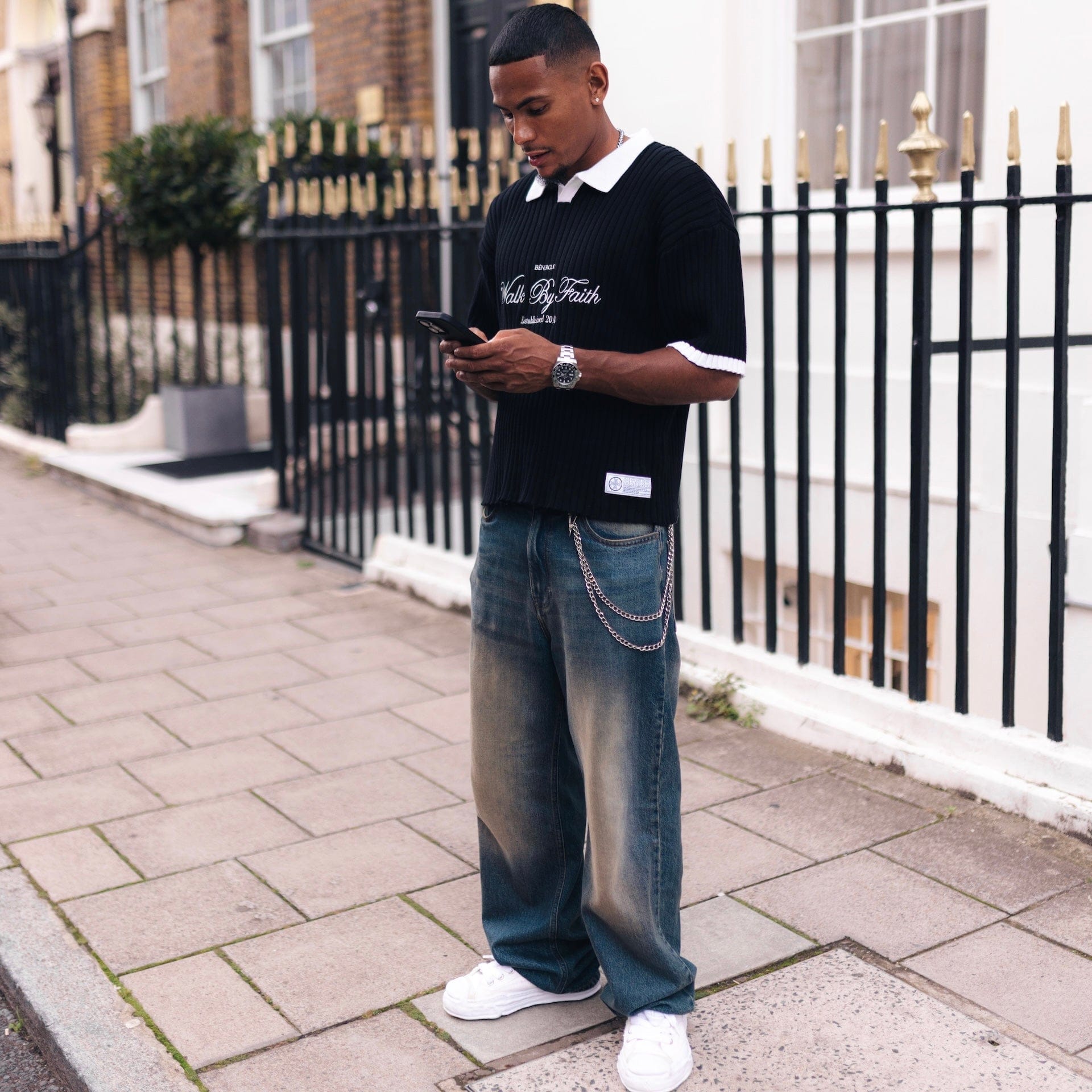 Relaxed Denim - Rust Blue - Kick Game