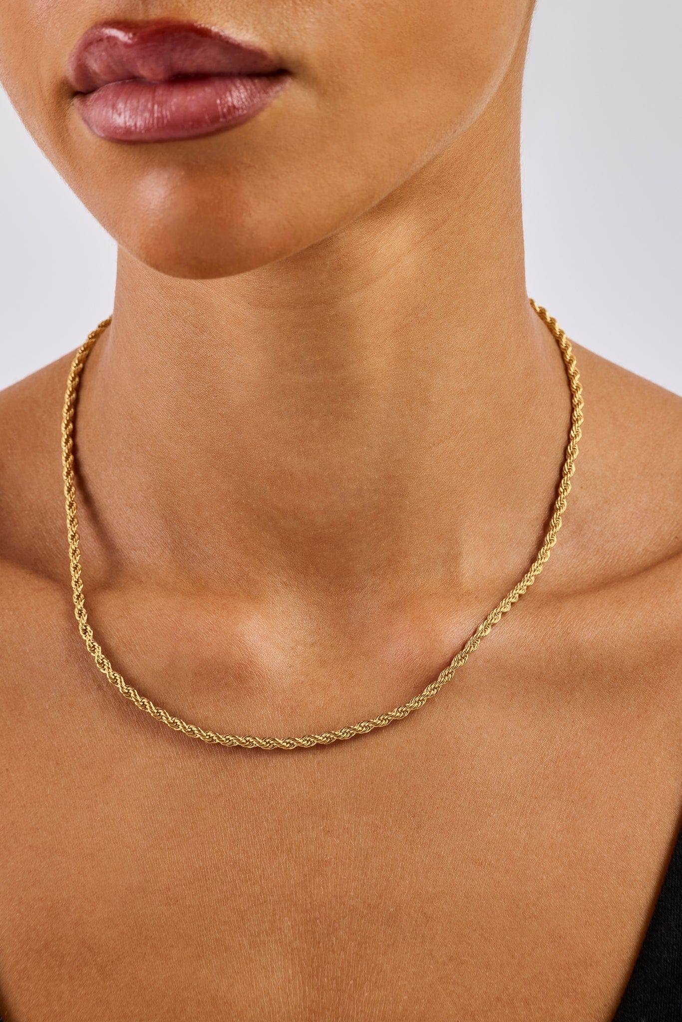 3mm Rope Chain - Gold - Kick Game
