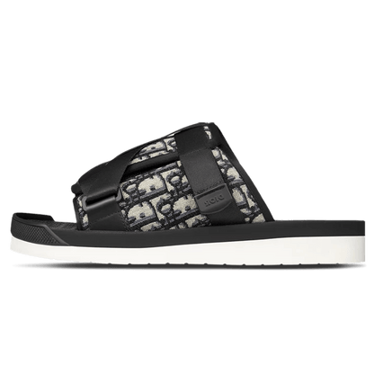 Dior Alpha Sandal 'Dior Oblique - Beige Black' - Kick Game