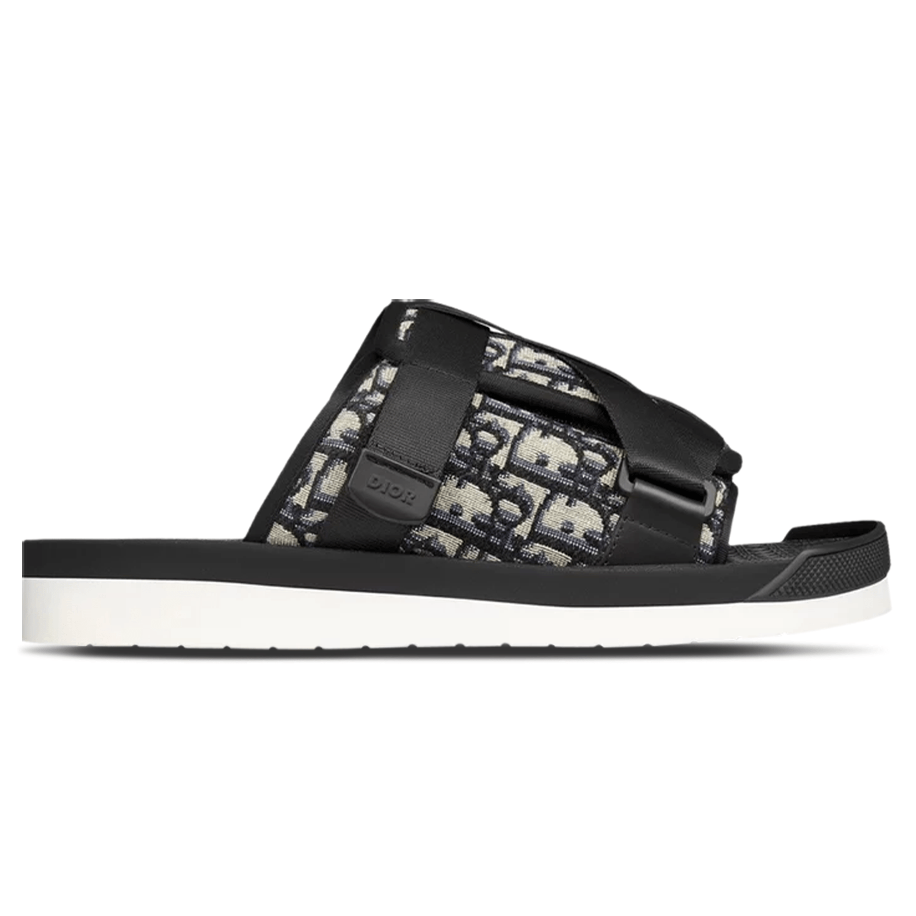 Dior Alpha Sandal 'Dior Oblique - Beige Black' - Kick Game