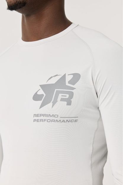 LONG SLEEVE BASE-LAYER - LIGHT GREY - Kick Game