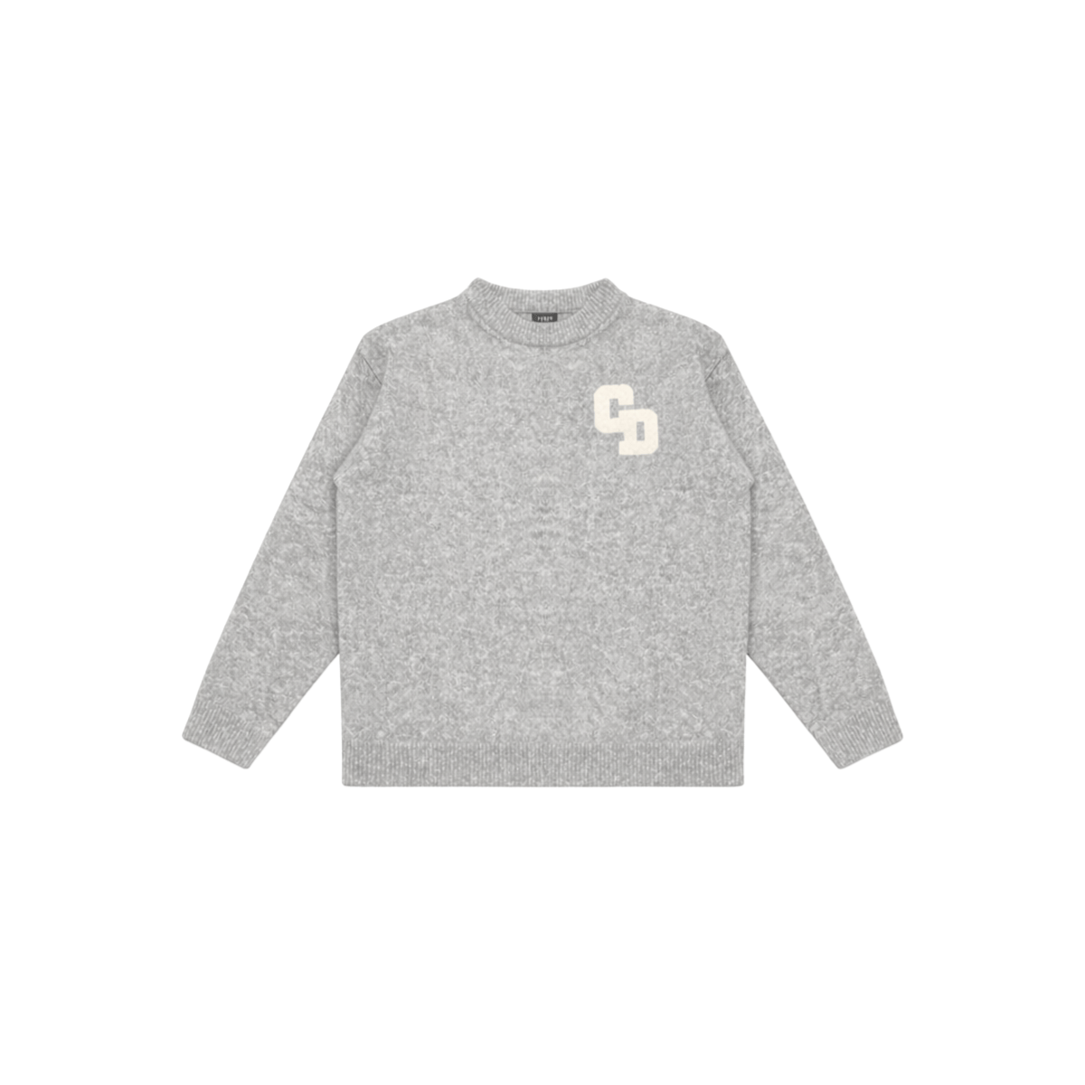 Cardair CD Logo Knit Sweater - Grey - Kick Game