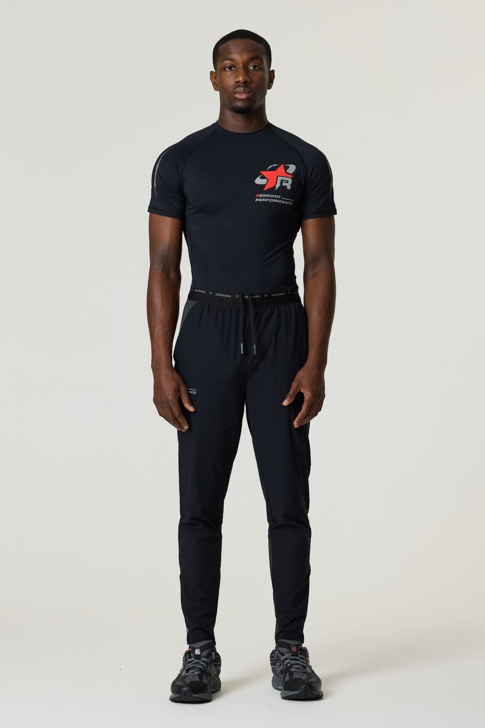RP Base-Layer T-Shirt - Black / Red - Kick Game