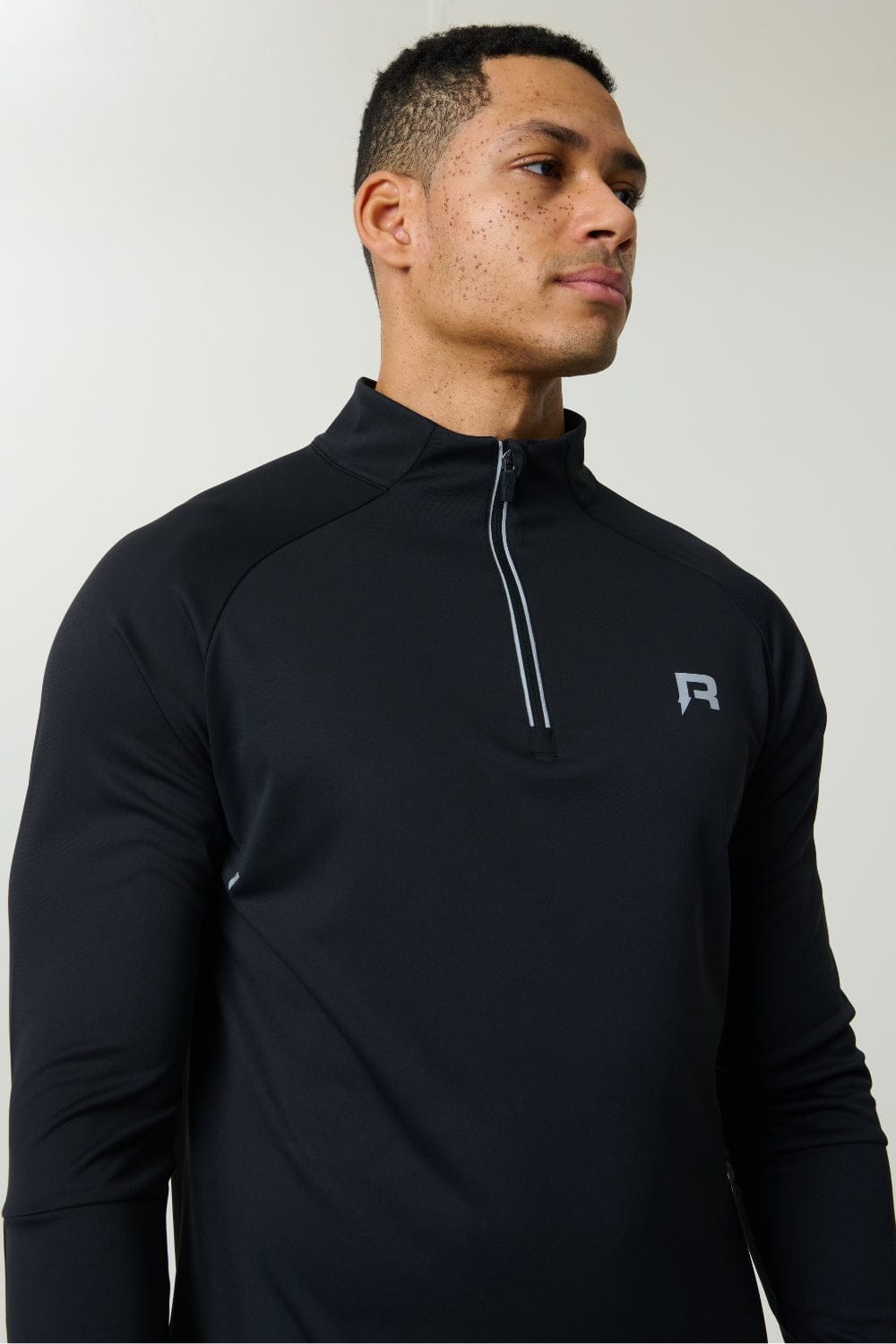 Reprimo Clima Quarter Zip 'Obsidian' - Kick Game