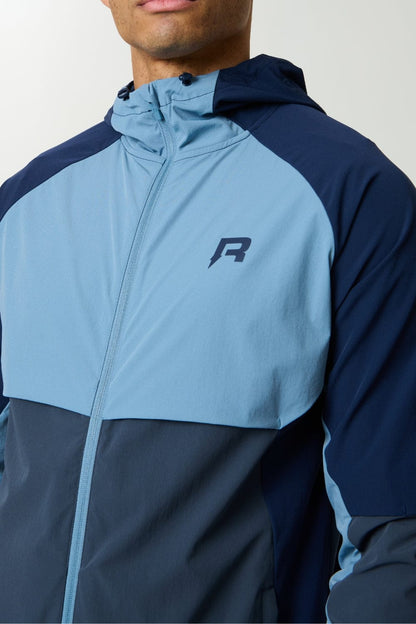 Reprimo Vortex Windbreaker Jacket 'Dusty Blue Ink Blue' - Kick Game