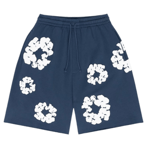 Denim Tears The Cotton Wreath Shorts 'Navy'