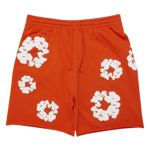 Denim Tears The Cotton Wreath Shorts 'Orange'