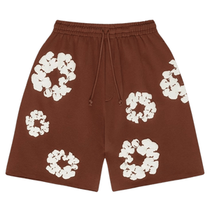 Denim Tears The Cotton Wreath Shorts 'Brown'